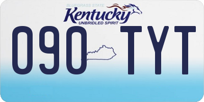 KY license plate 090TYT