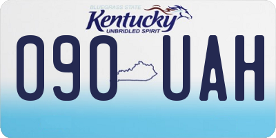 KY license plate 090UAH