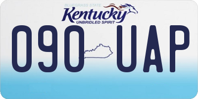 KY license plate 090UAP