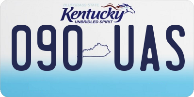 KY license plate 090UAS