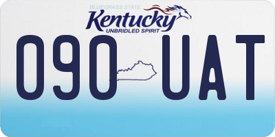 KY license plate 090UAT