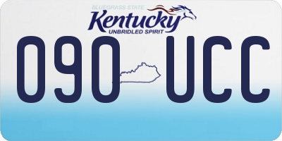 KY license plate 090UCC