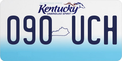 KY license plate 090UCH