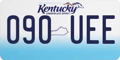 KY license plate 090UEE