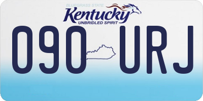 KY license plate 090URJ