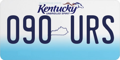 KY license plate 090URS
