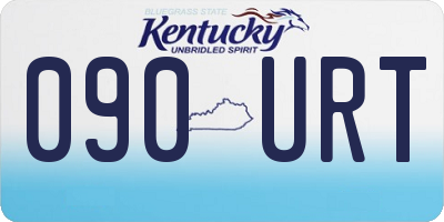 KY license plate 090URT