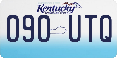 KY license plate 090UTQ
