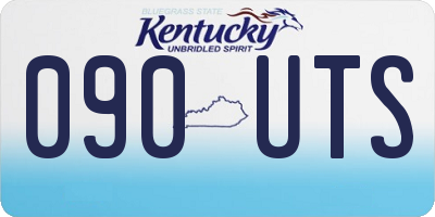 KY license plate 090UTS