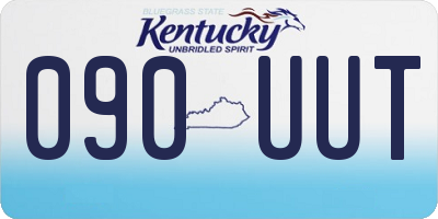 KY license plate 090UUT