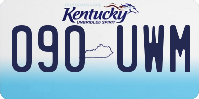 KY license plate 090UWM