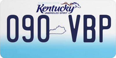 KY license plate 090VBP