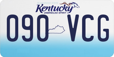 KY license plate 090VCG