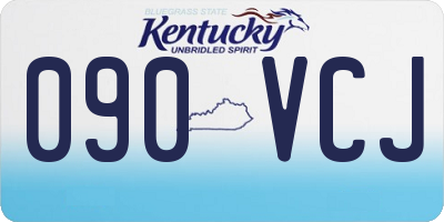 KY license plate 090VCJ