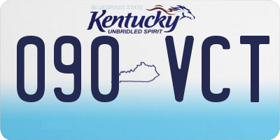 KY license plate 090VCT