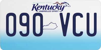 KY license plate 090VCU