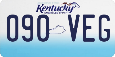 KY license plate 090VEG