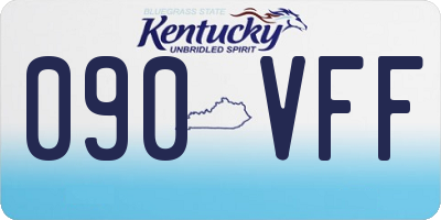 KY license plate 090VFF