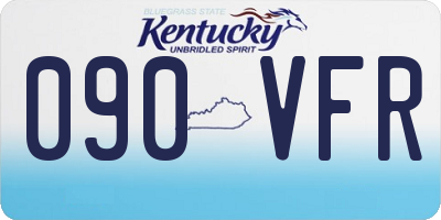 KY license plate 090VFR