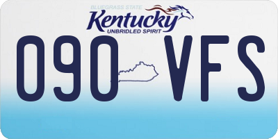 KY license plate 090VFS