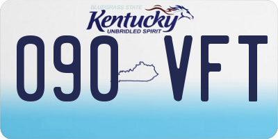 KY license plate 090VFT