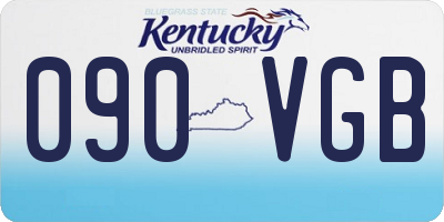 KY license plate 090VGB