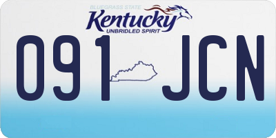 KY license plate 091JCN