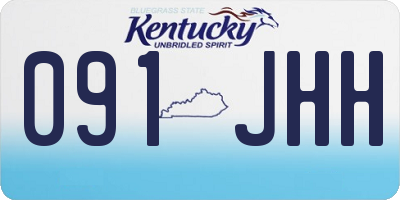 KY license plate 091JHH