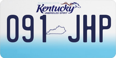 KY license plate 091JHP