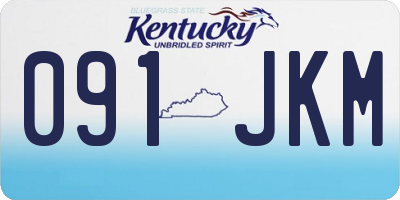 KY license plate 091JKM