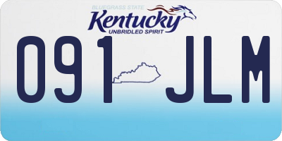 KY license plate 091JLM
