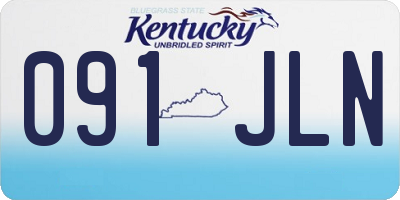 KY license plate 091JLN