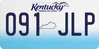 KY license plate 091JLP