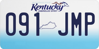KY license plate 091JMP