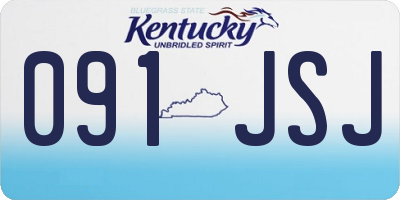 KY license plate 091JSJ