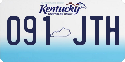 KY license plate 091JTH
