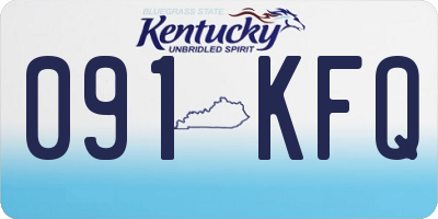 KY license plate 091KFQ