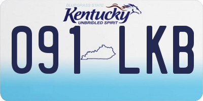 KY license plate 091LKB