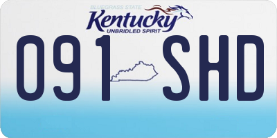 KY license plate 091SHD