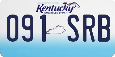 KY license plate 091SRB