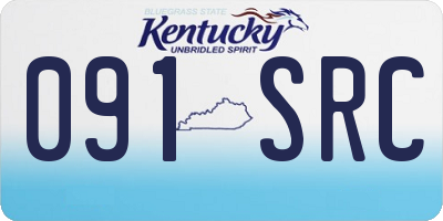 KY license plate 091SRC