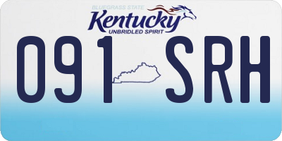KY license plate 091SRH