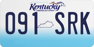 KY license plate 091SRK