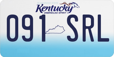 KY license plate 091SRL