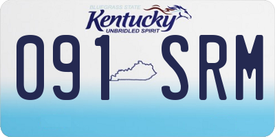 KY license plate 091SRM