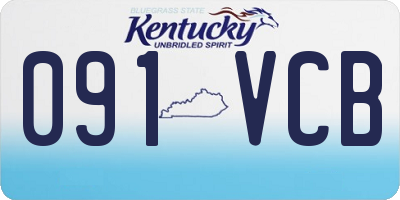 KY license plate 091VCB
