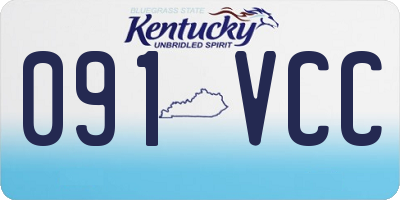 KY license plate 091VCC