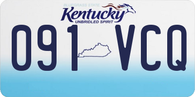 KY license plate 091VCQ