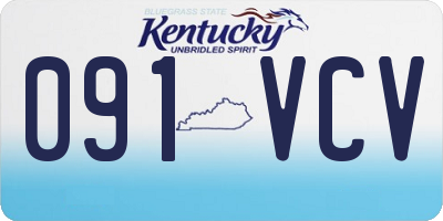 KY license plate 091VCV