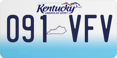 KY license plate 091VFV